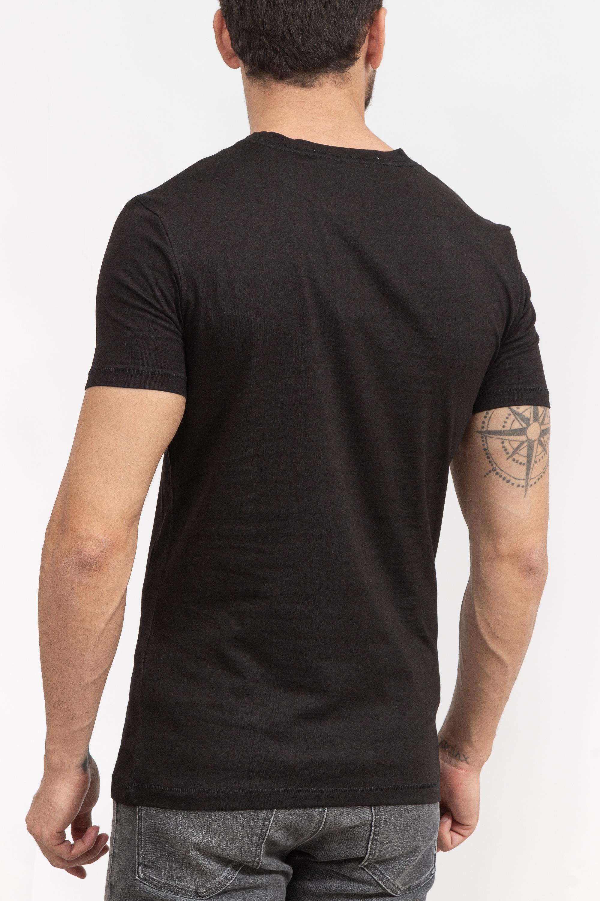 Calvin Klein Mixed institutional Erkek Bisiklet Yaka T-Shirt
