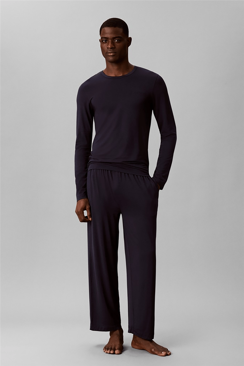 Calvin Klein Modal L/S Pant Set Erkek Pijama Takımı Çok Renkli