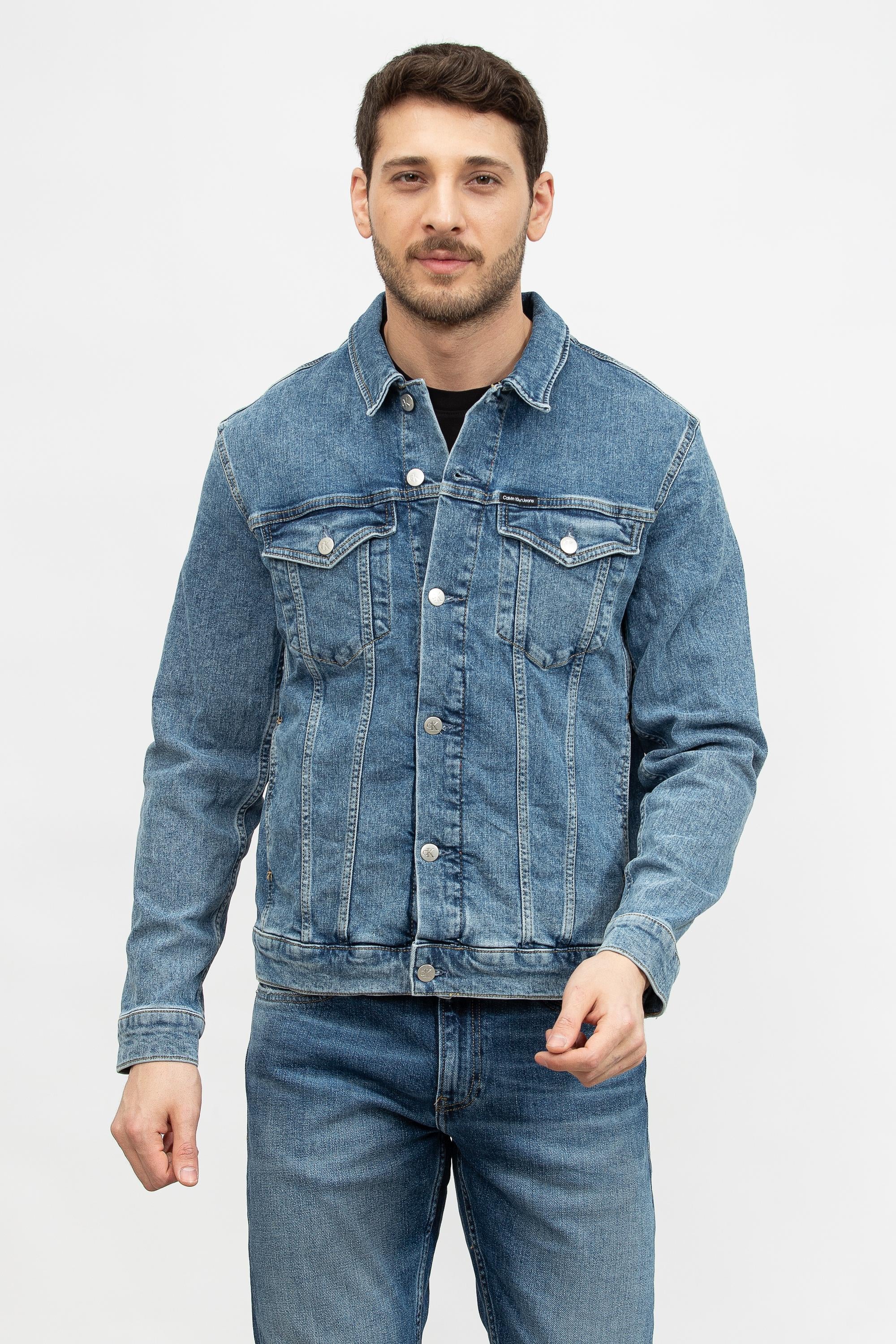 Calvin Klein Modern Essential Denim Jacket Erkek Jean Ceket