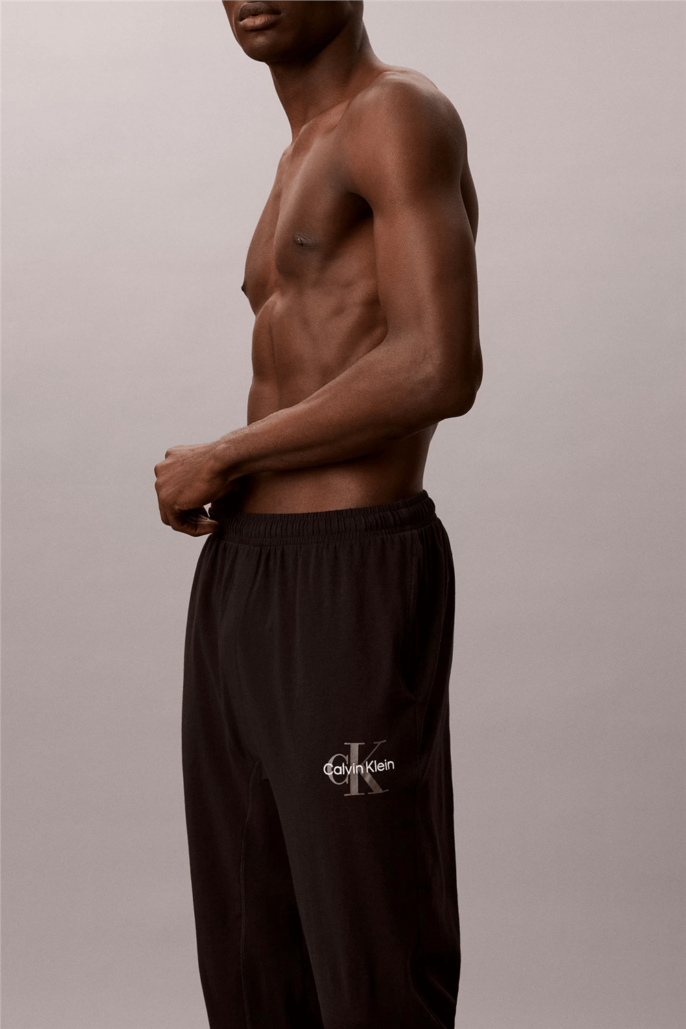 Calvin Klein Monogram Sleep Jogge Erkek Pijama Altı Siyah