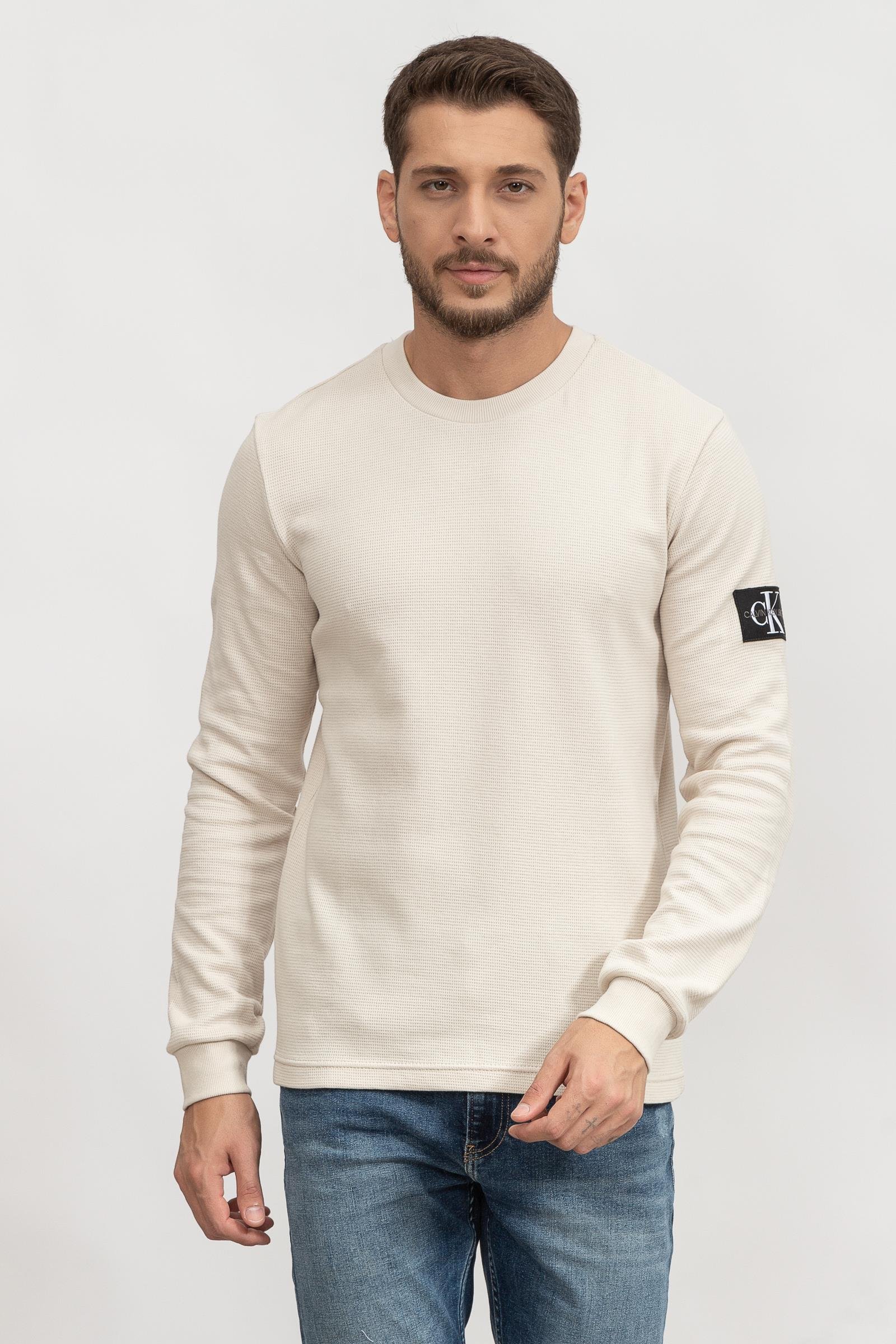 Calvin Klein Monologo Badge Erkek Triko