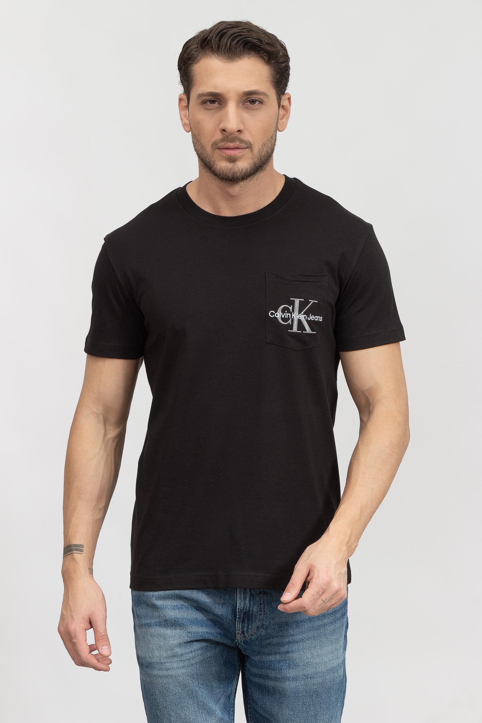 Calvin Klein Monologo Erkek Bisiklet Yaka T-Shirt
