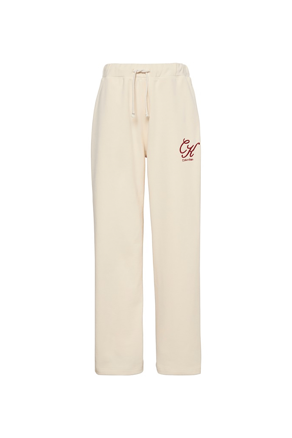 Calvin Klein Premium Terry Script Logo Pant Kadın Eşofman Altı Bej