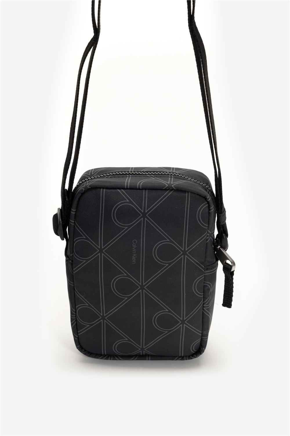 Calvin Klein Printed Emblem Aop Nylon Slim Re Erkek Reporter Çanta