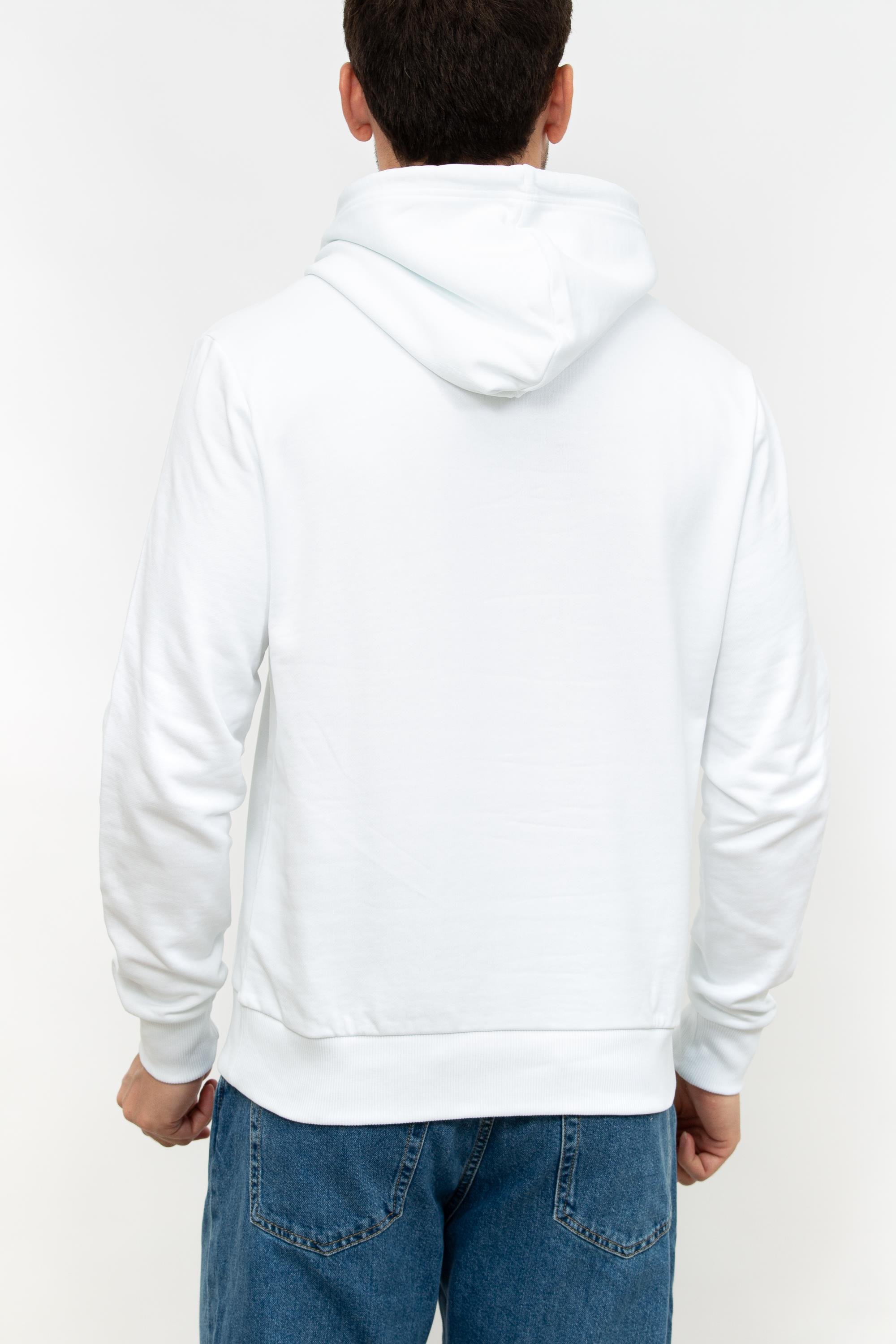 Calvin Klein Raised Rubber Logo Erkek Kapüşonlu Sweatshirt