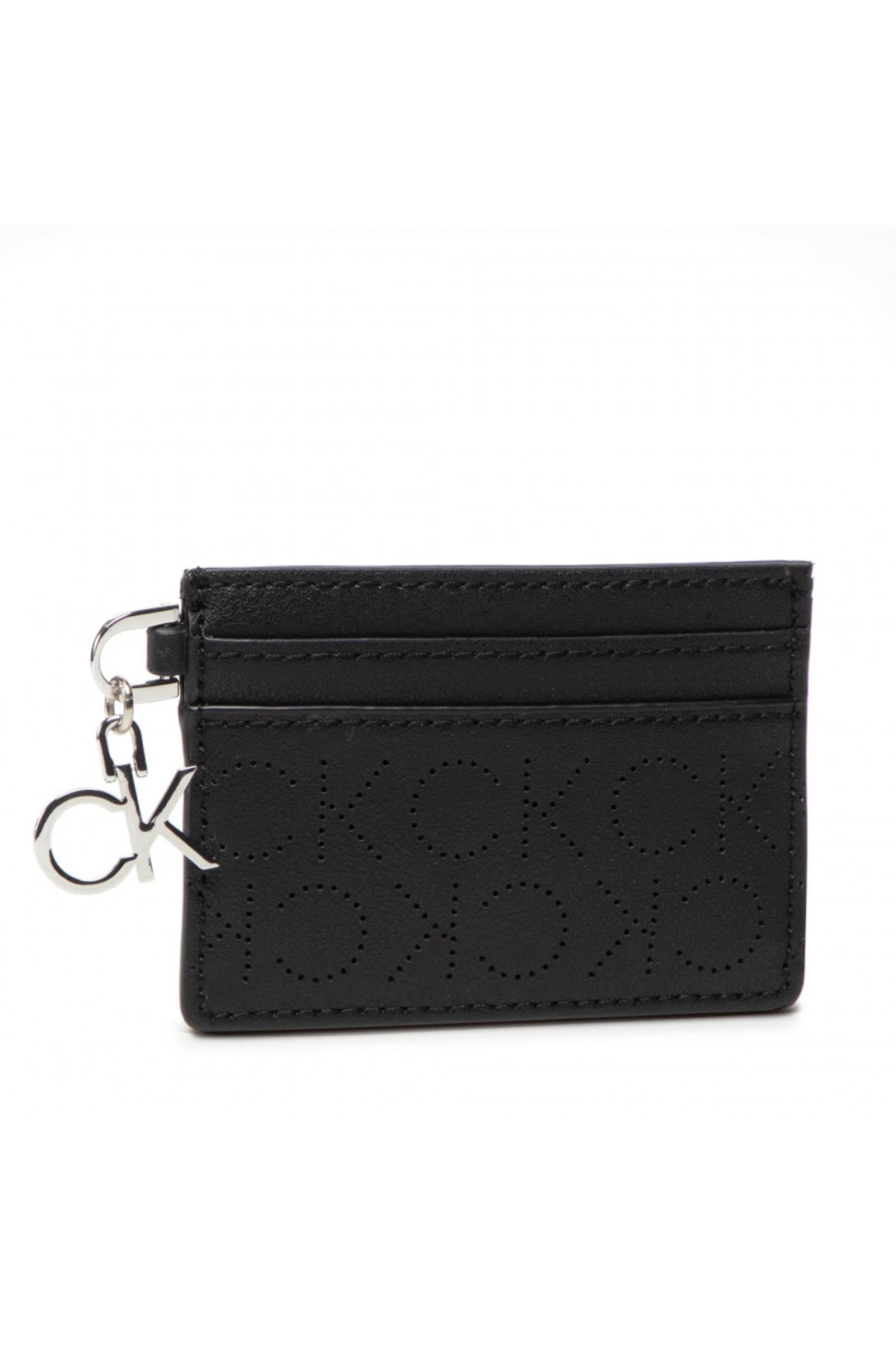 Calvin Klein Re-Lock Cardholder W/Charm Perf Kadın Kartlık