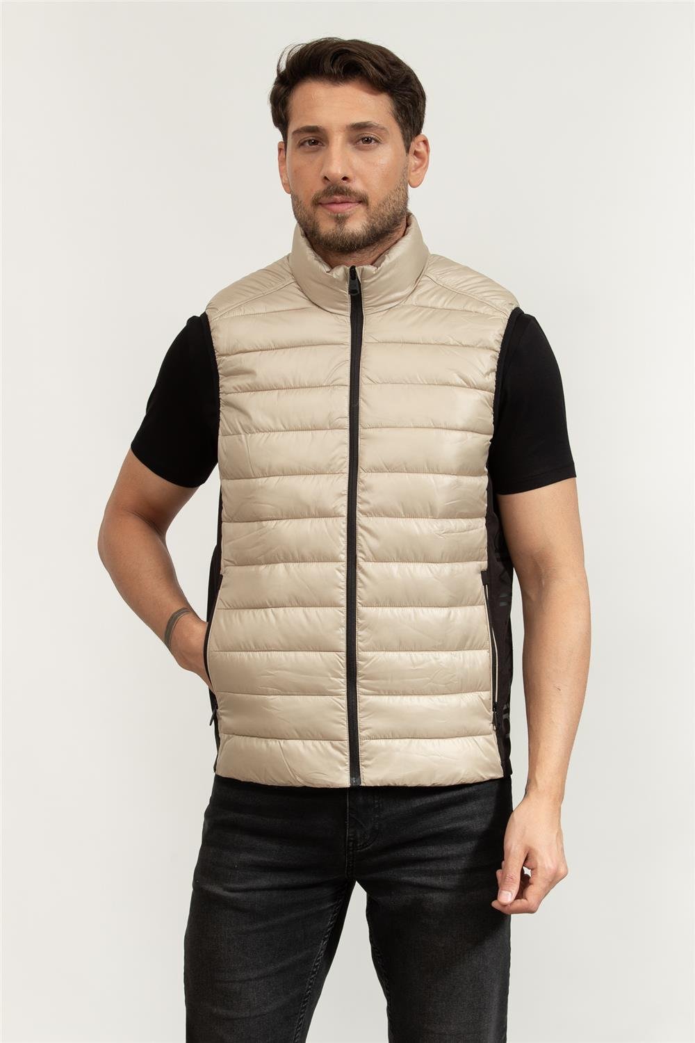 Calvin Klein Recycled Side Logo Erkek Yelek