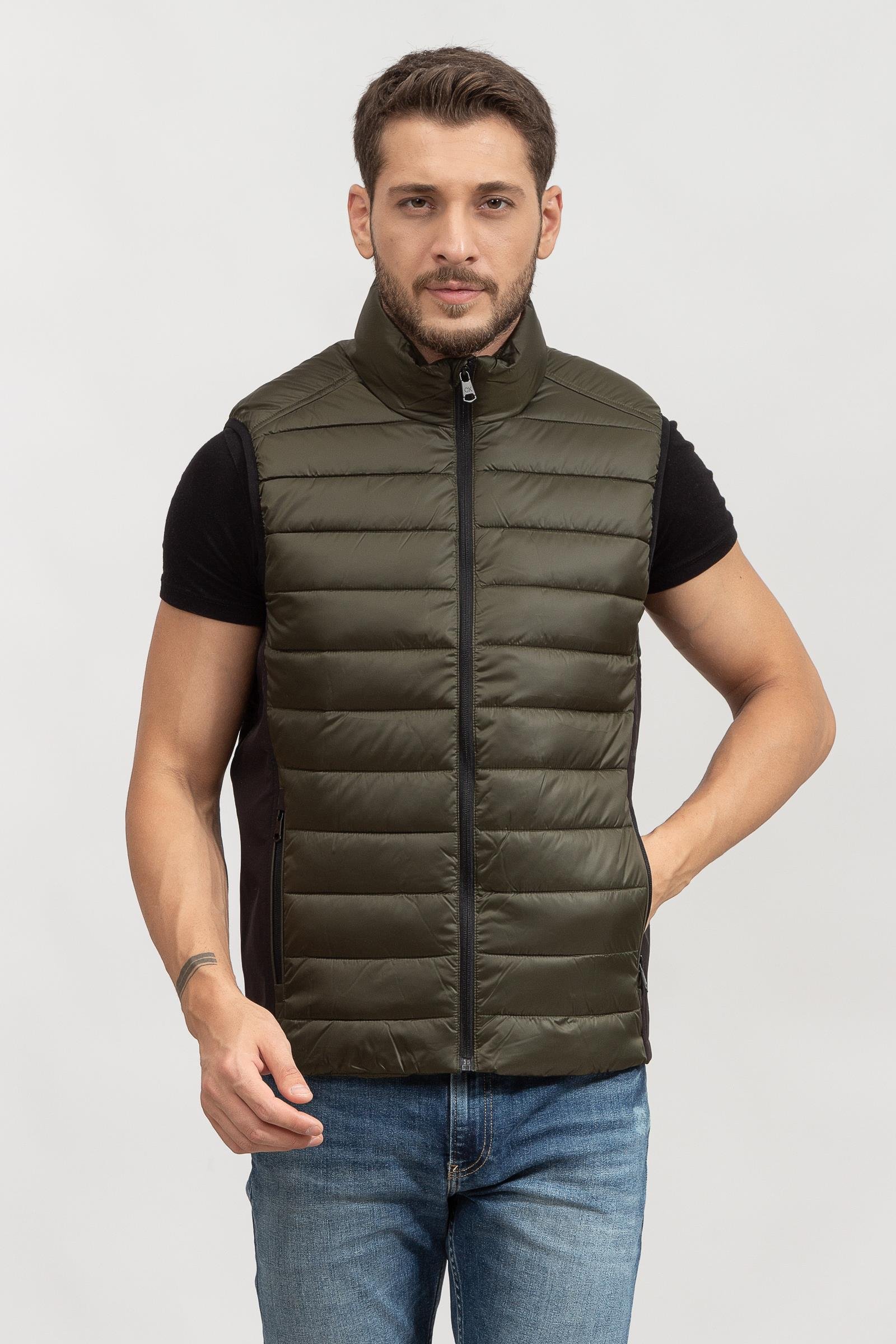 Calvin Klein Recycled Side Logo Erkek Yelek