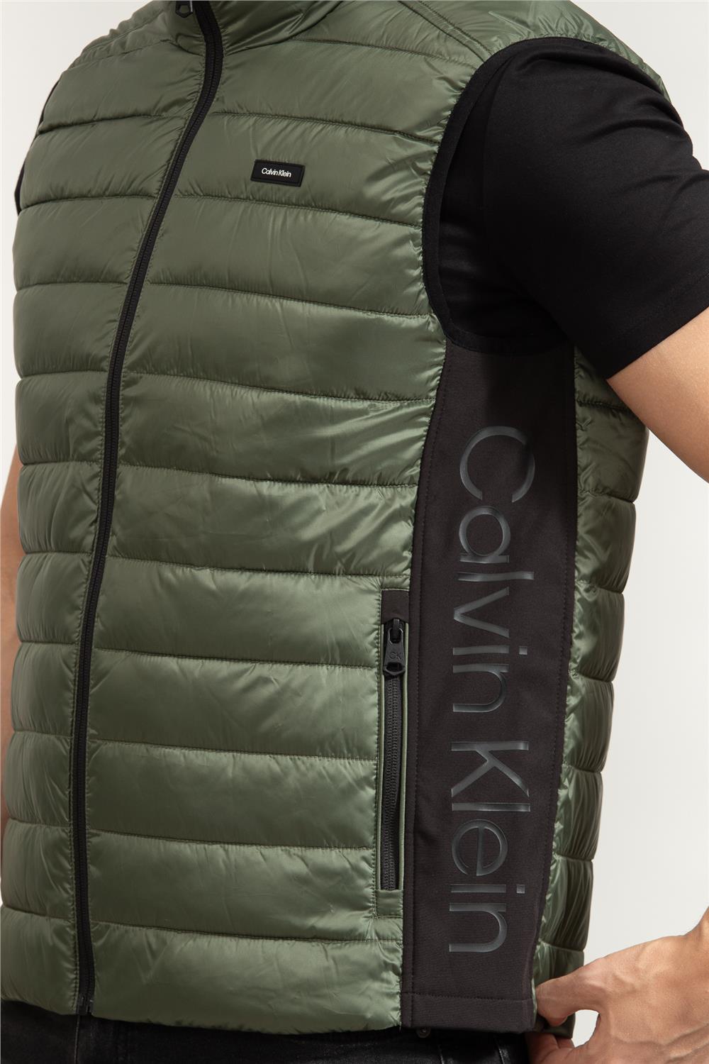 Calvin Klein Recycled Side Logo Erkek Yelek