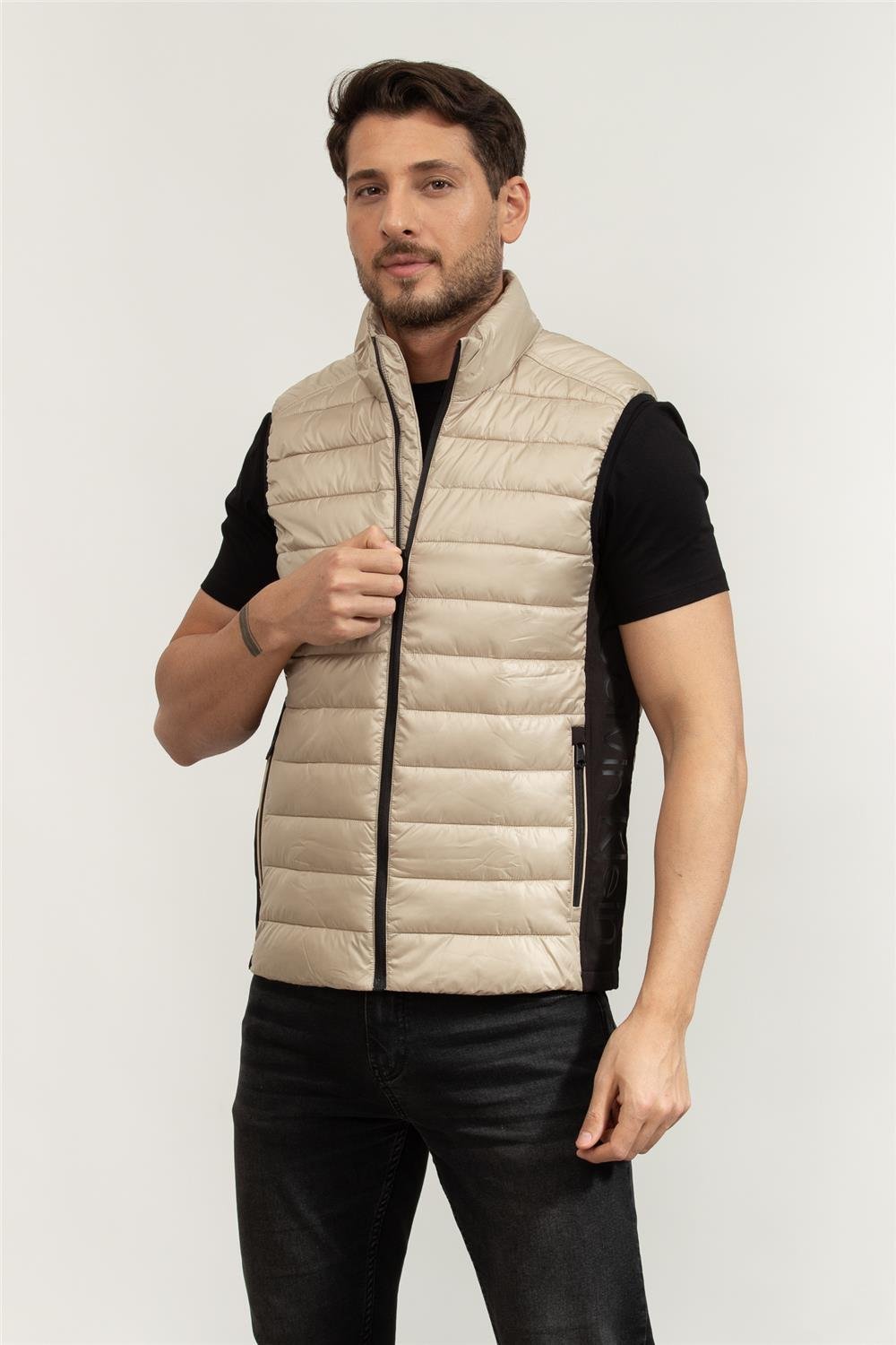 Calvin Klein Recycled Side Logo Erkek Yelek