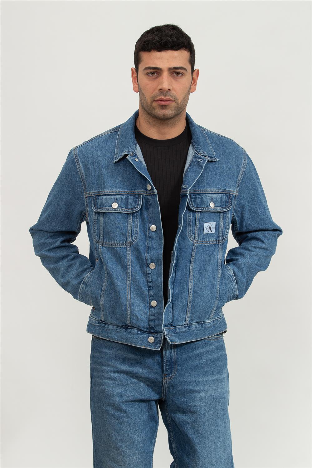 Calvin Klein Regular 90'S Denim Erkek Jean Ceket
