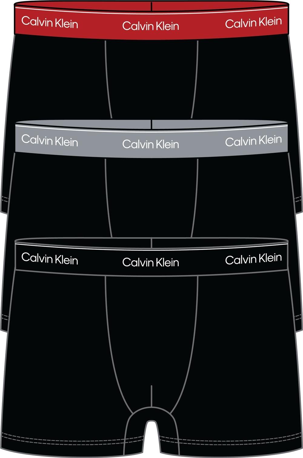 Calvin Klein Relaxed Dart Trunk Erkek 3lü Boxer