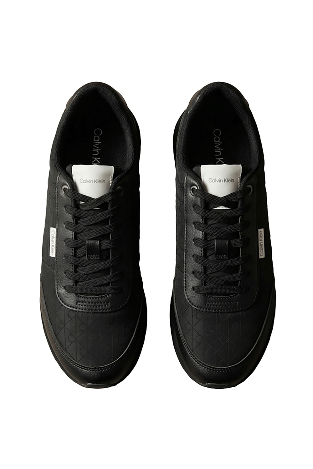 Calvin Klein Retro Runner T Lth Aop Ny Erkek Sneaker Siyah