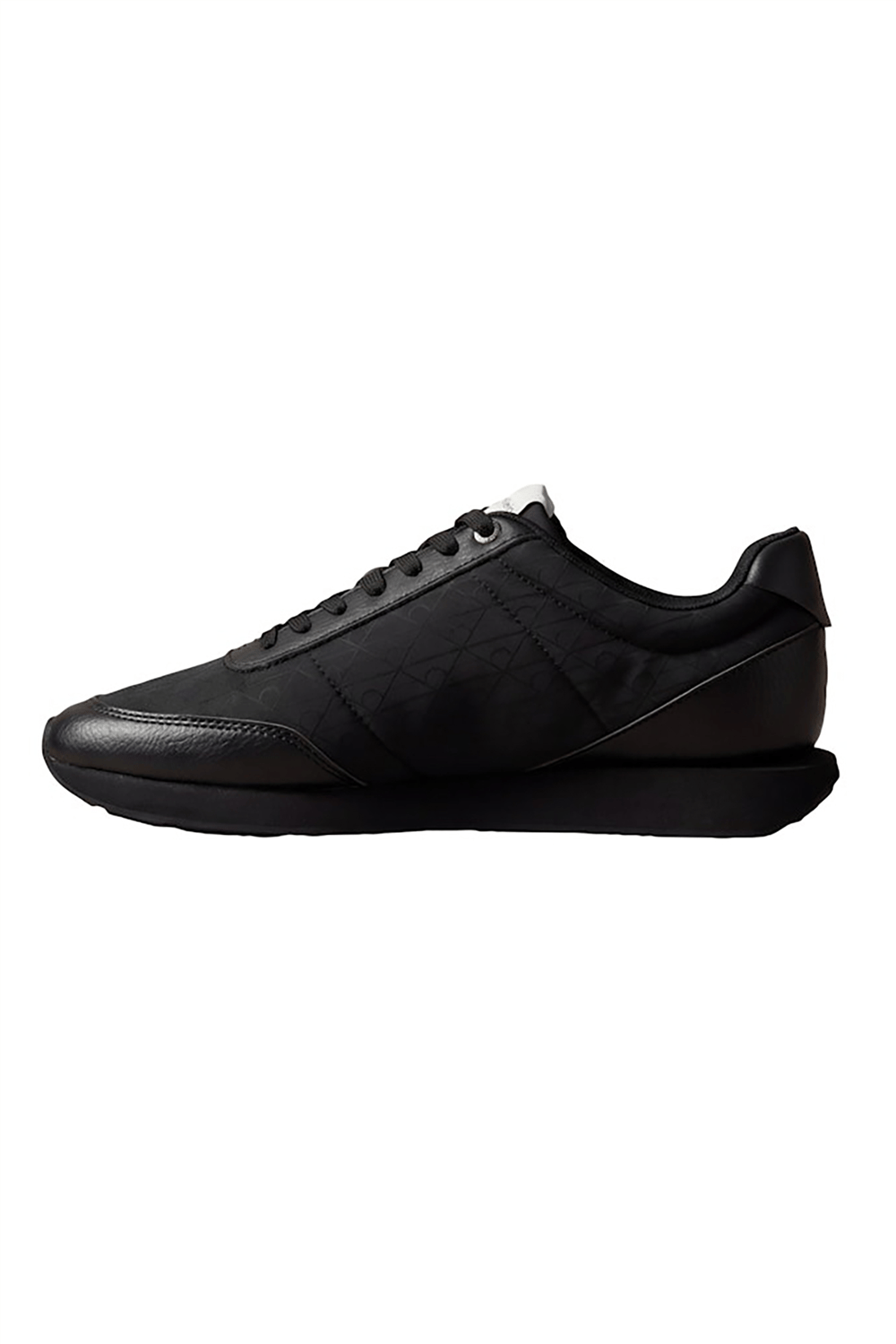 Calvin Klein Retro Runner T Lth Aop Ny Erkek Sneaker Siyah