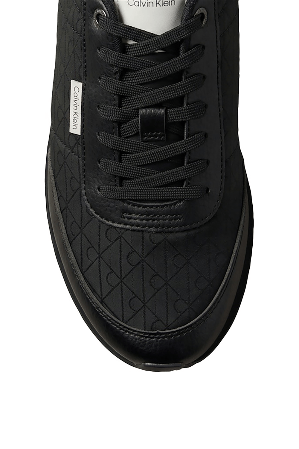 Calvin Klein Retro Runner T Lth Aop Ny Erkek Sneaker Siyah