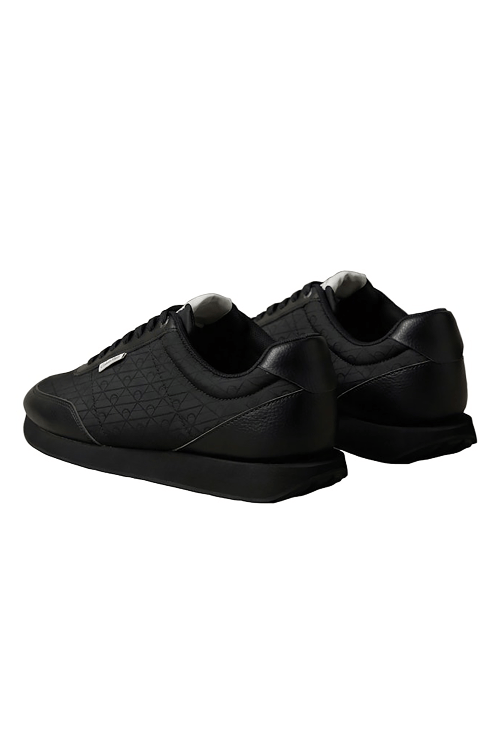 Calvin Klein Retro Runner T Lth Aop Ny Erkek Sneaker Siyah