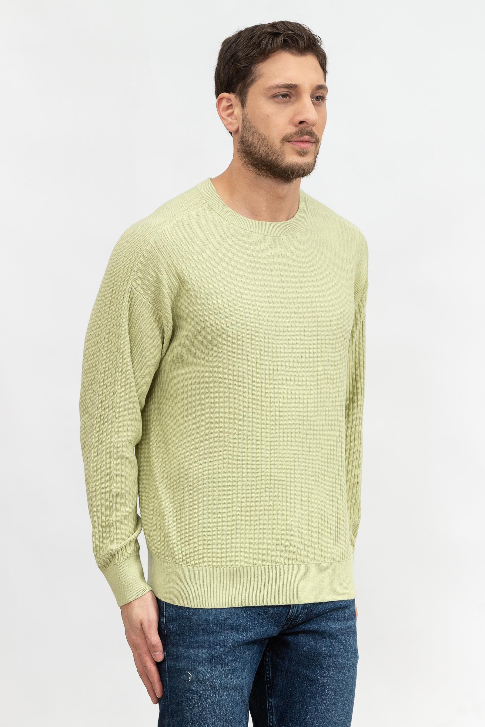 Calvin Klein Reversed Ottoman Texture Sweater Erkek Triko