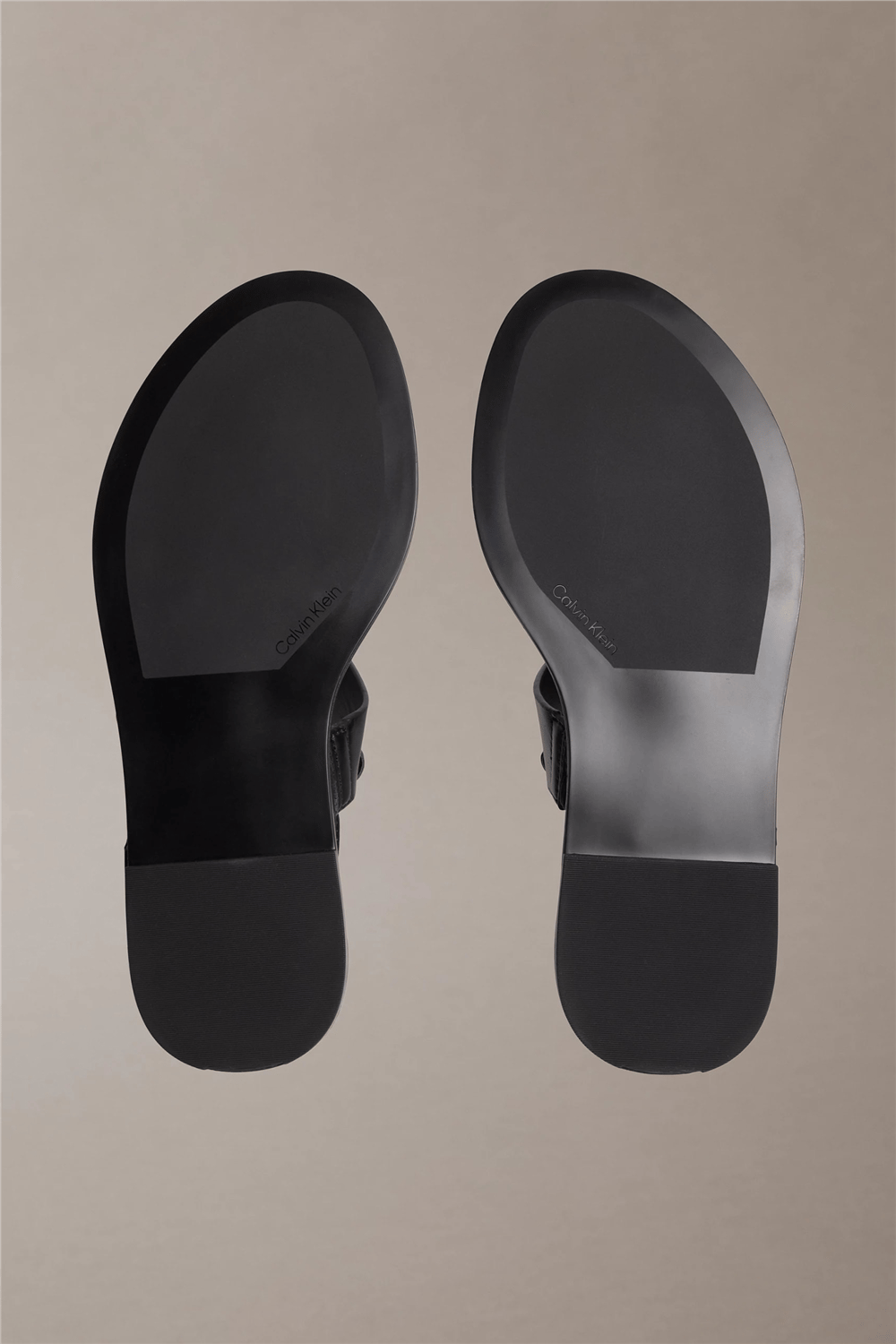 Calvin Klein Round Flat Sndl Thon Kadın Sandalet Siyah