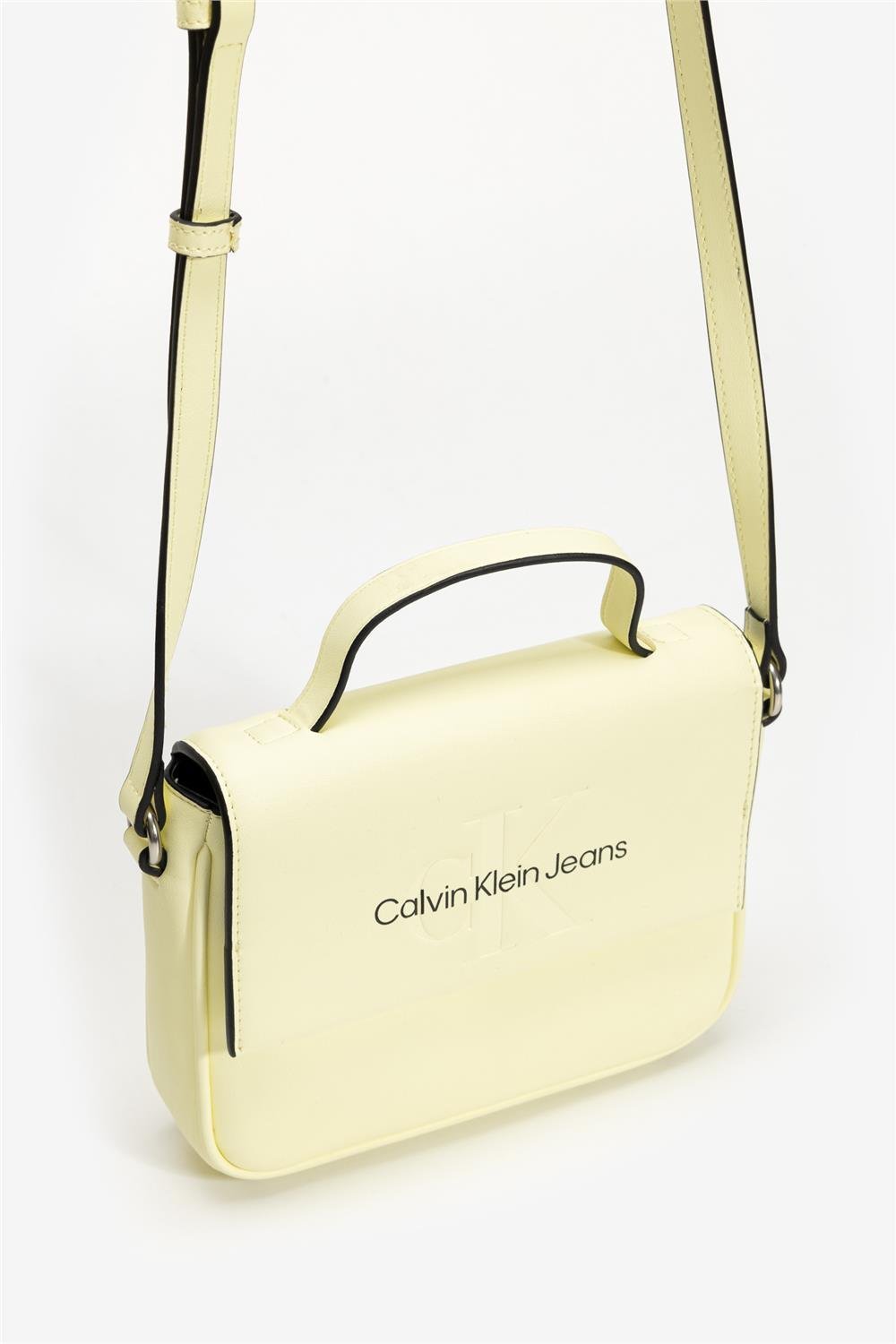 Calvin Klein Sculpted Boxy Flap Cb20 Mono Kadın Mini Omuz Çantası