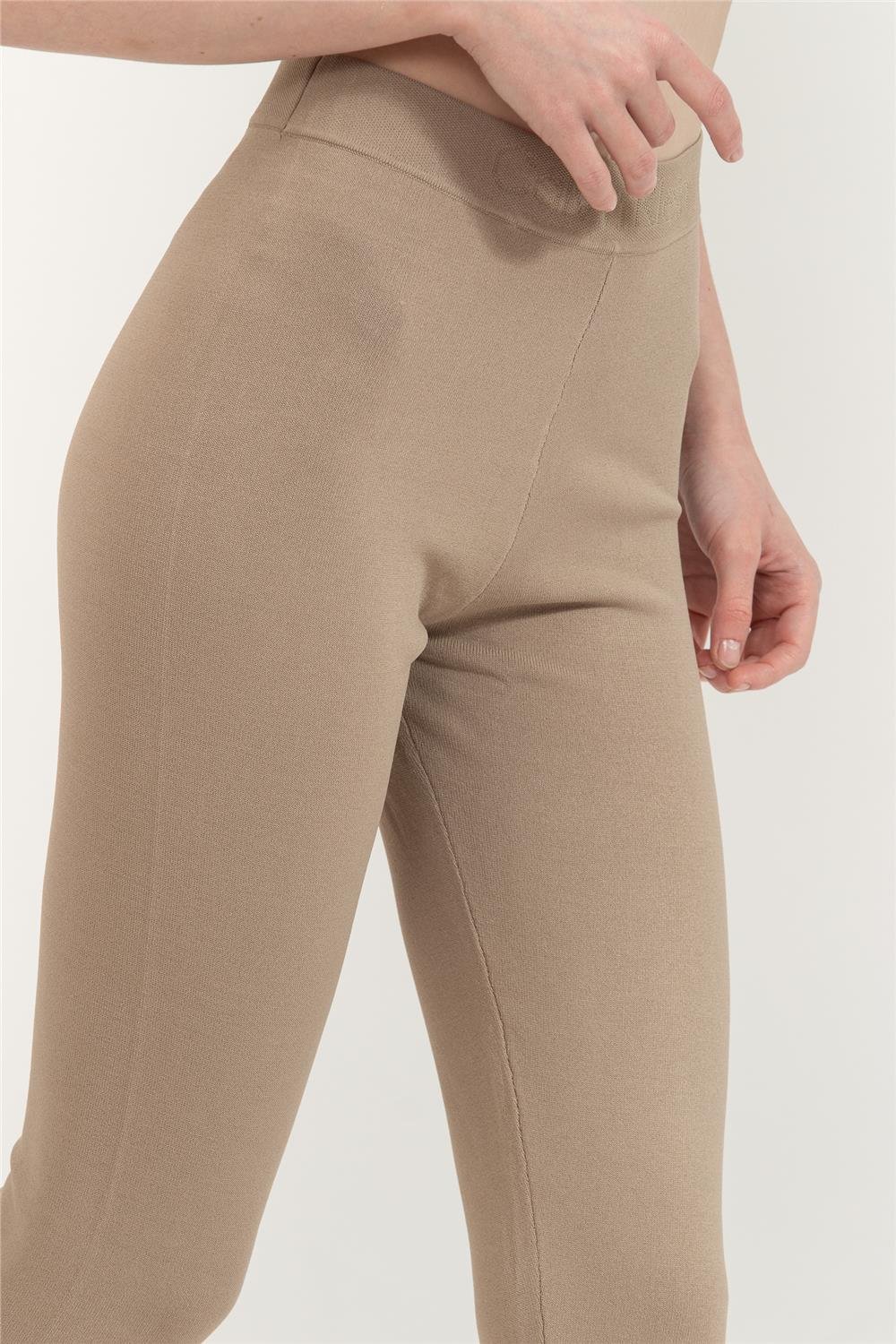Calvin Klein Sensual Knit Logo Kadın Tayt