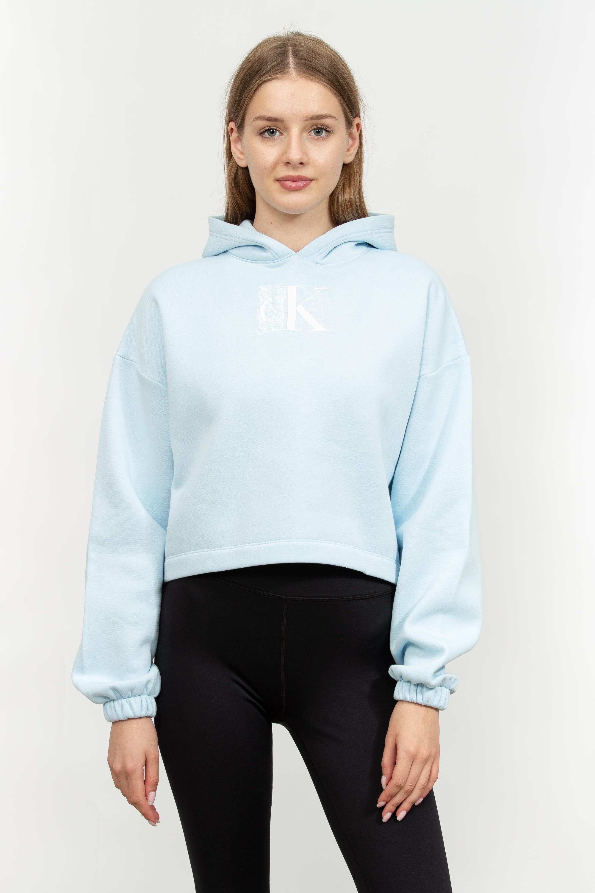 Calvin Klein Sequin Kadın Kapüşonlu Sweatshirt