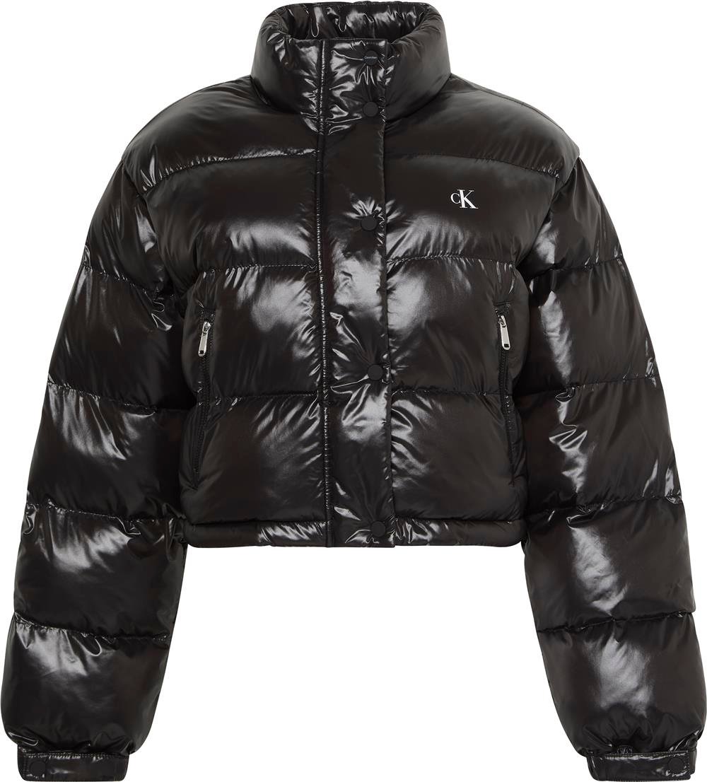 Calvin Klein Shine Crop Puffer Kadın Mont