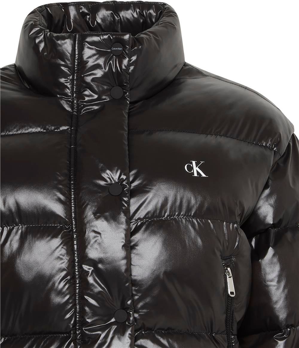 Calvin Klein Shine Crop Puffer Kadın Mont