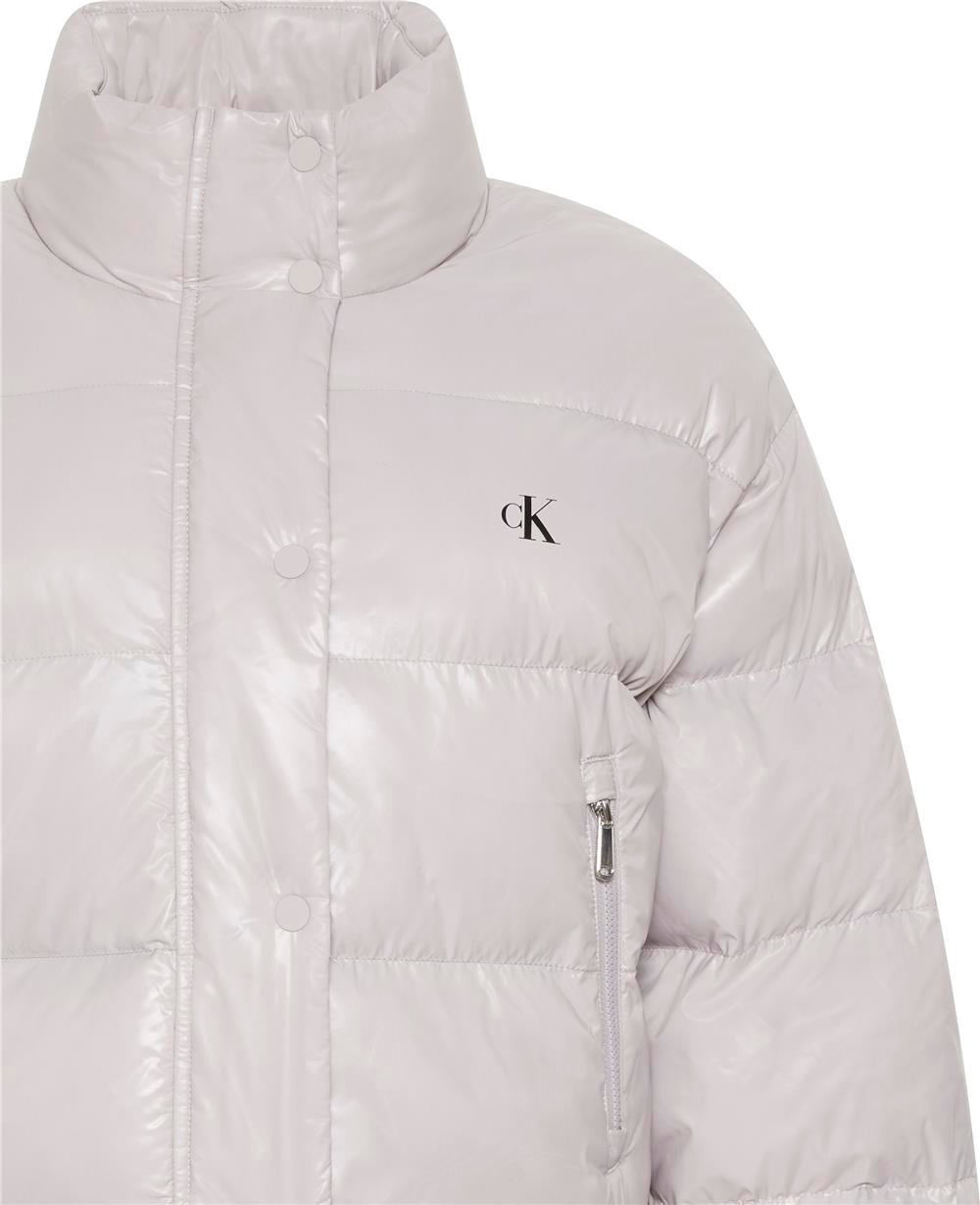 Calvin Klein Shine Crop Puffer Kadın Mont