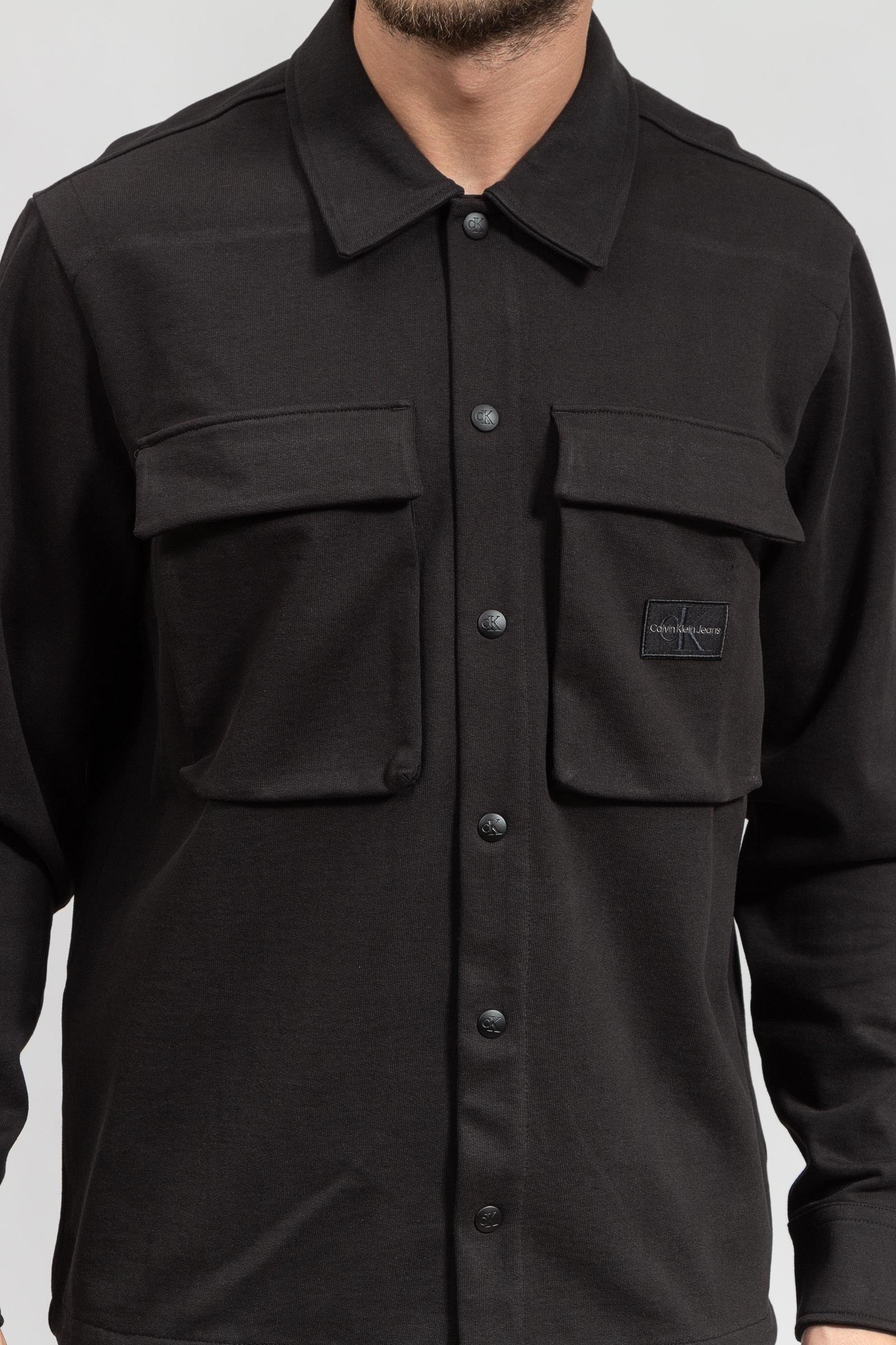 Calvin Klein Shrunken Badge Hwk Shacket Erkek Hırka