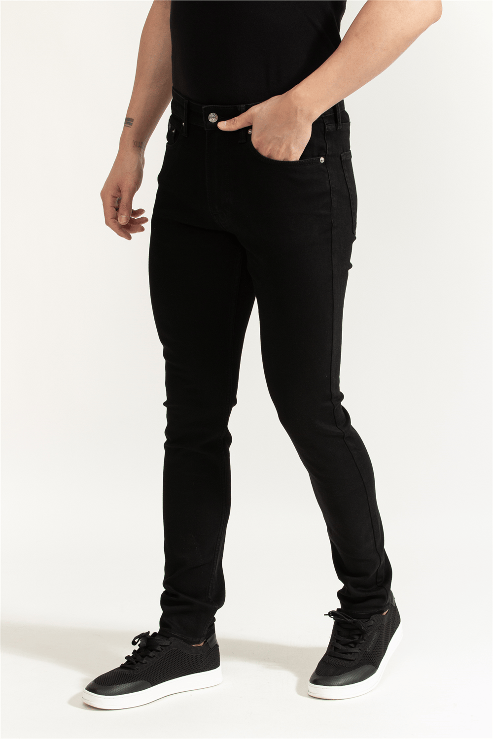 Calvin Klein Skny Ck Clsc Blk Jea Erkek Jean Pantolon