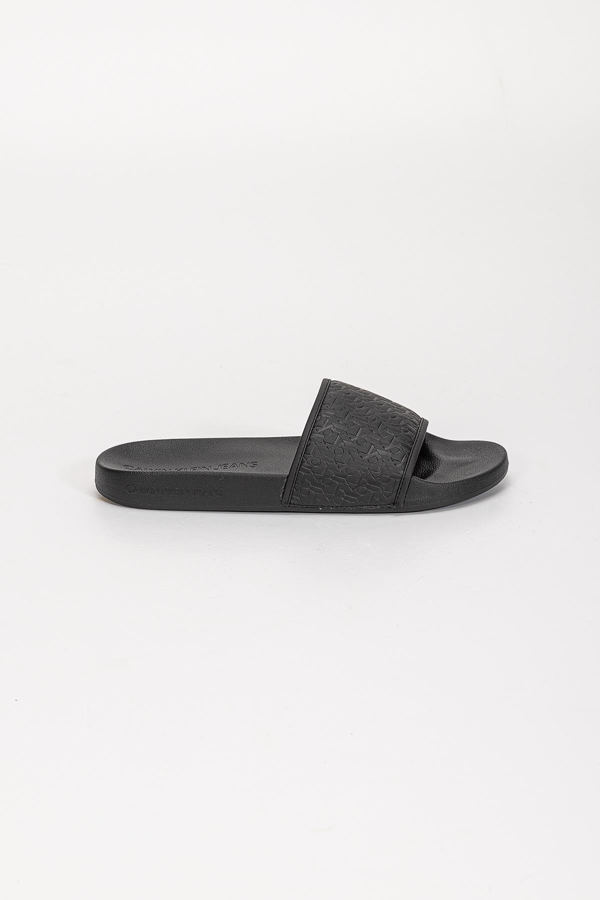 Calvin Klein Slide Aop Embossed Pes-Pu-Co Erkek Plaj Terlik