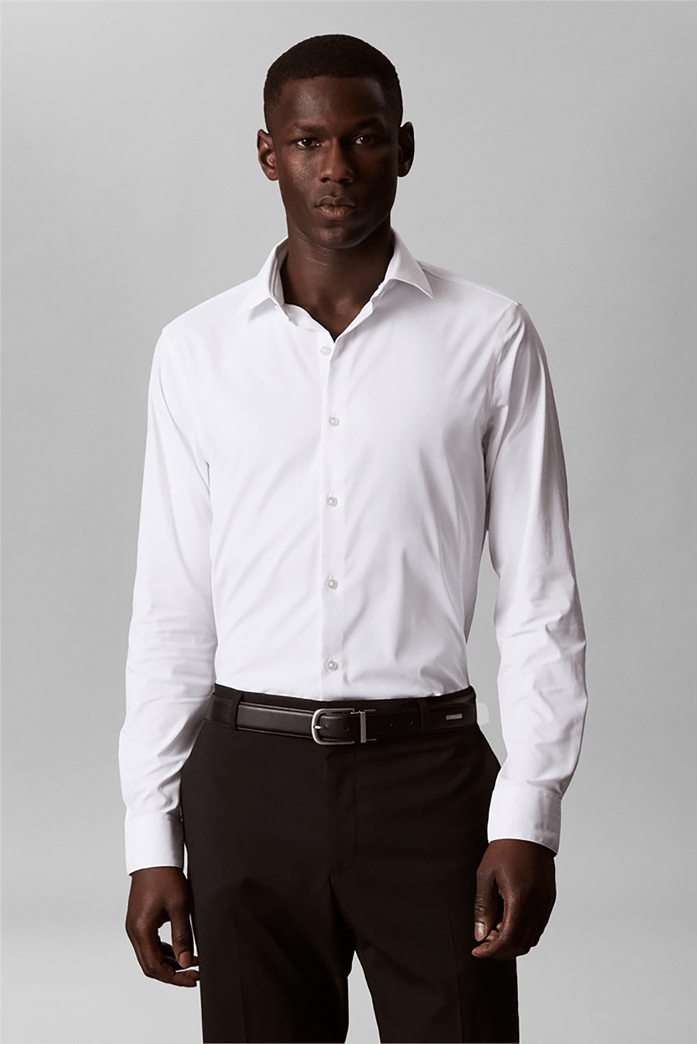 Calvin Klein Slim Actv Perf Str Sld Erkek Gömlek