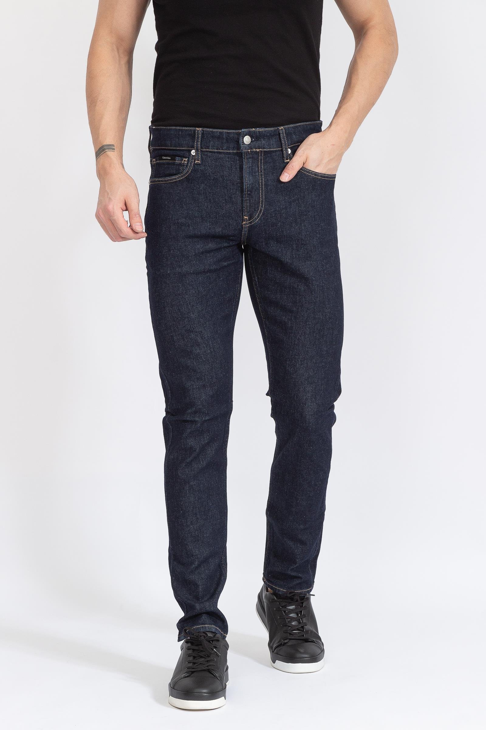 Calvin Klein Slim Fit Iconic Rinse Erkek Jean Pantolon