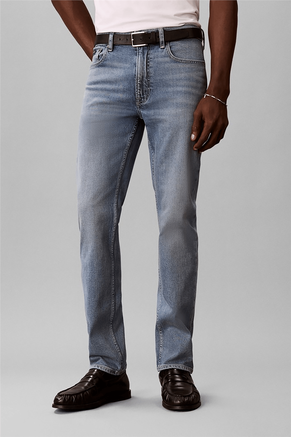 Calvin Klein Slim Straight Gregory Jean Erkek Jean Pantolon
