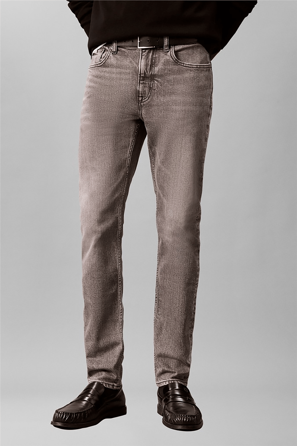 Calvin Klein Slim Taper Basalt Jean Erkek Jean Pantolon