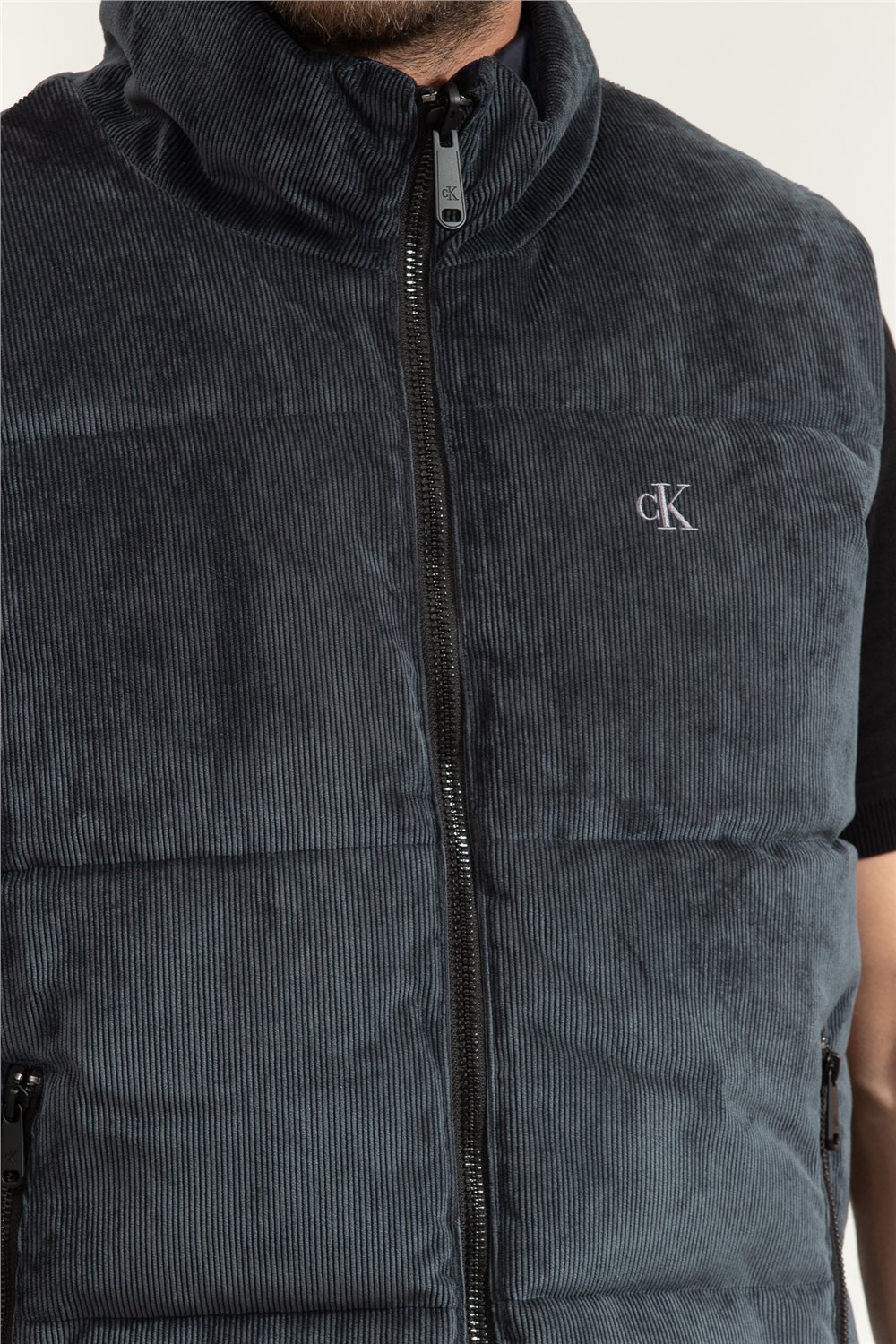 Calvin Klein Slvlss Reversible Corduroy Erkek Yelek