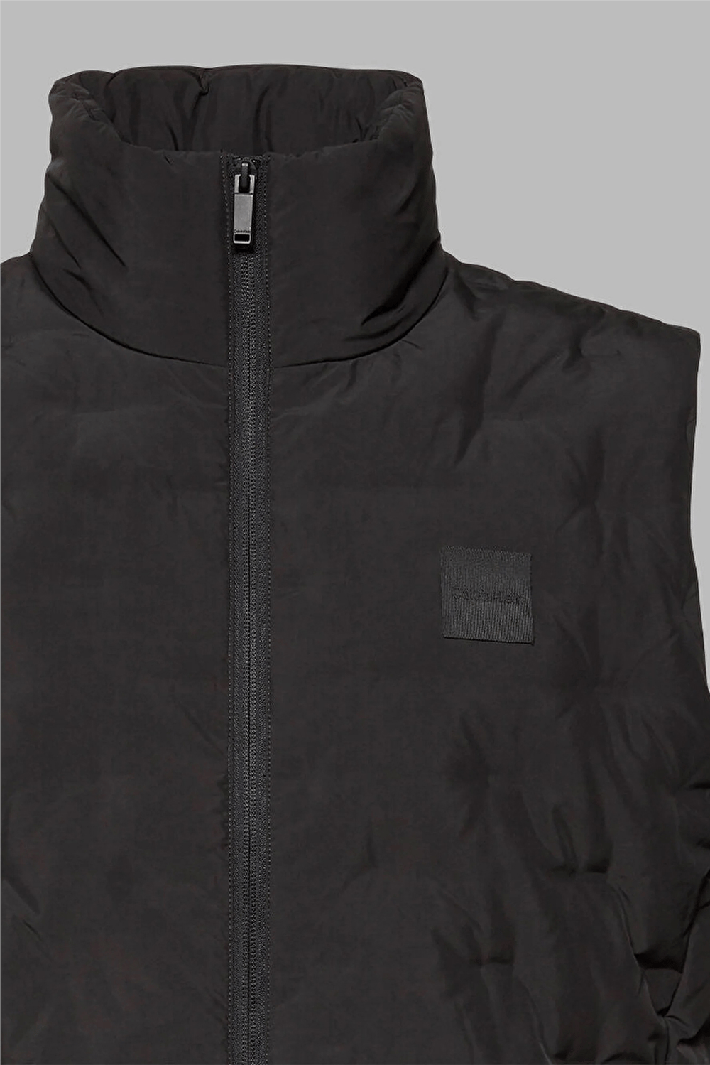 Calvin Klein Slvss Heatseal Quilted Vest Erkek Şişme Yelek Siyah