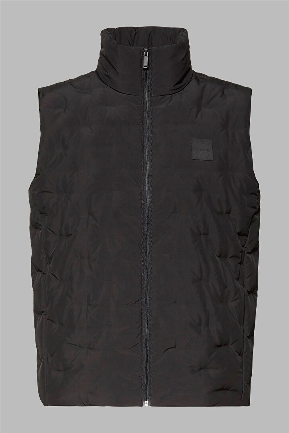 Calvin Klein Slvss Heatseal Quilted Vest Erkek Şişme Yelek Siyah