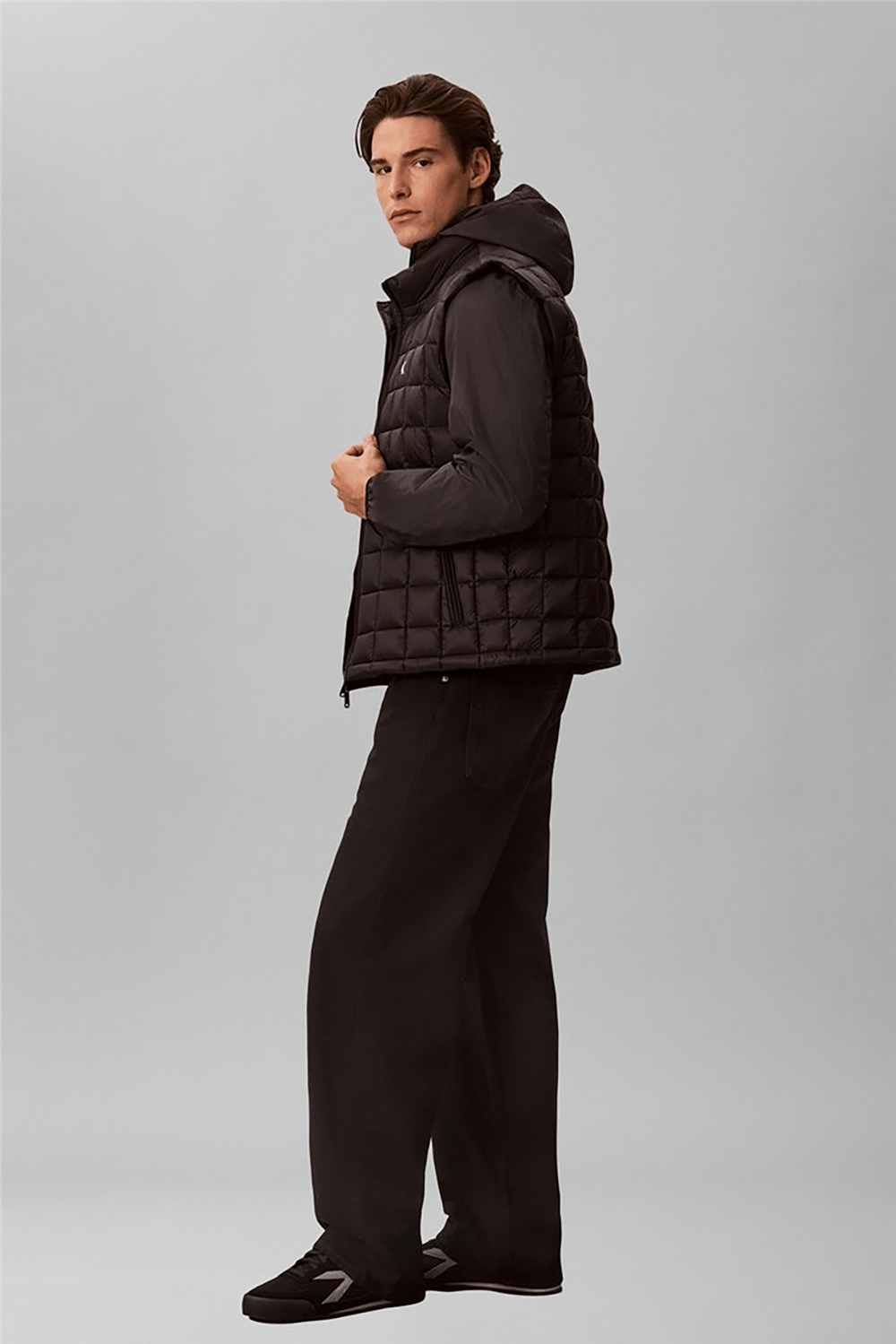 Calvin Klein Slvss Ultraltwt Nylon Quilted Pu Erkek Mont Siyah