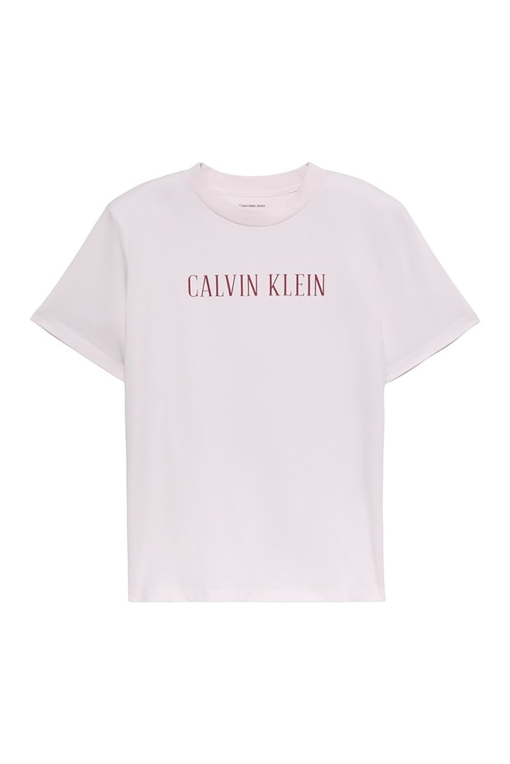 Calvin Klein Ss Classic Varsity Logo Tee Kadın Bisiklet Yaka T-Shirt