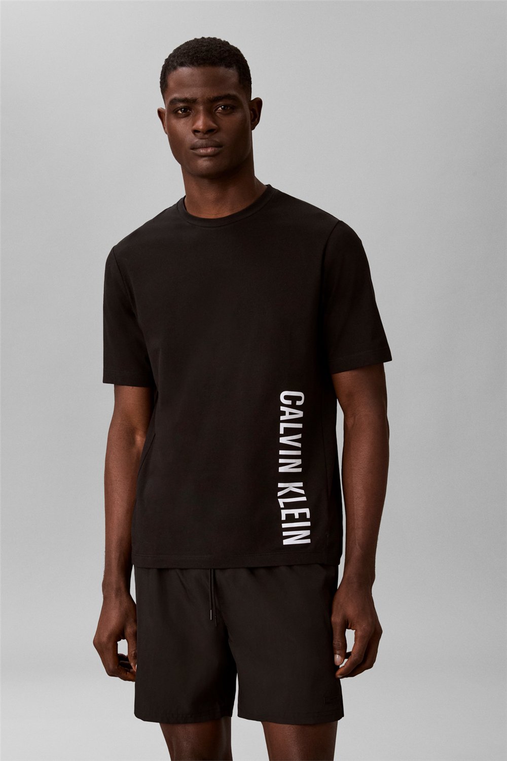 Calvin Klein S/S Crew Neck Erkek Bisiklet Yaka T-Shirt Siyah