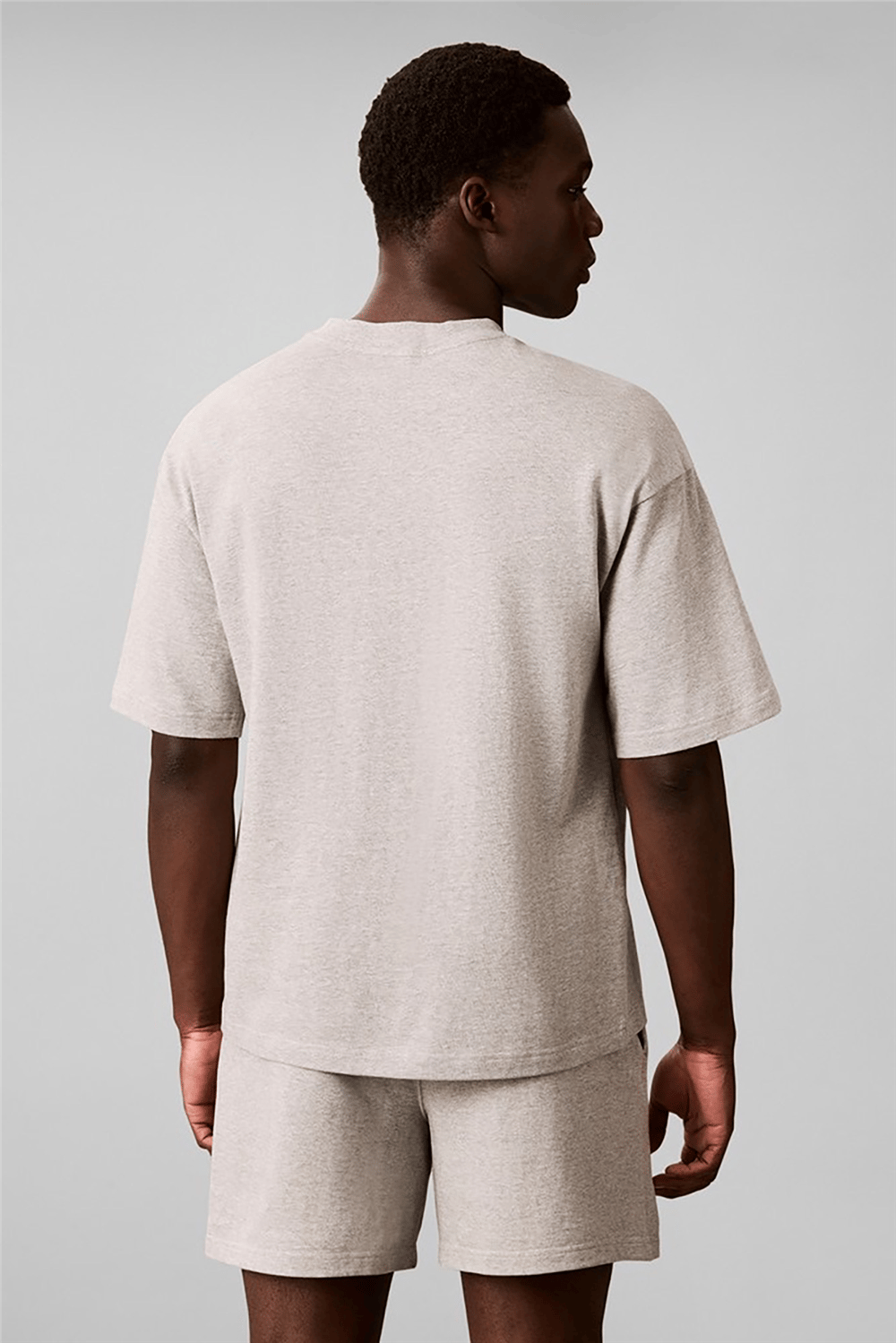 Calvin Klein S/S Crew Neck Erkek Pijama Üstü Gri