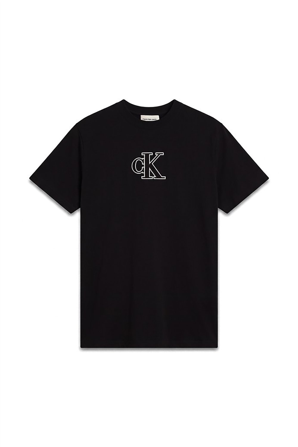 Calvin Klein Ss Ez Monogram Gifting Tee Erkek Bisiklet Yaka T-Shirt Siyah