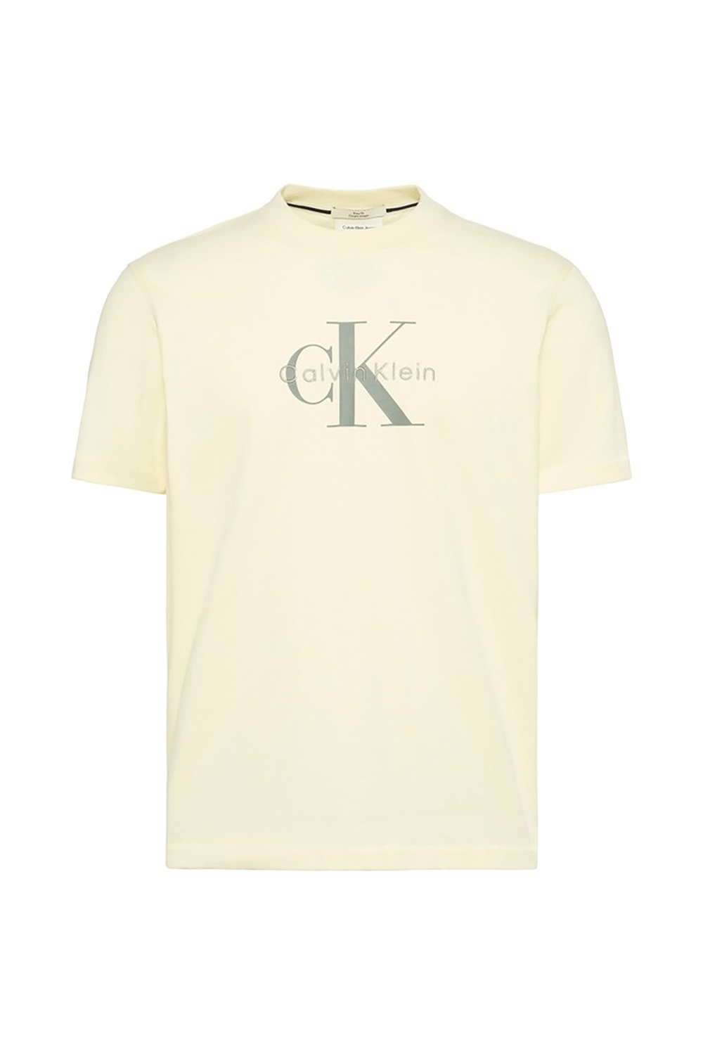Calvin Klein Ss Hero Monologo Tee 20S Erkek Bisiklet Yaka T-Shirt Lacivert
