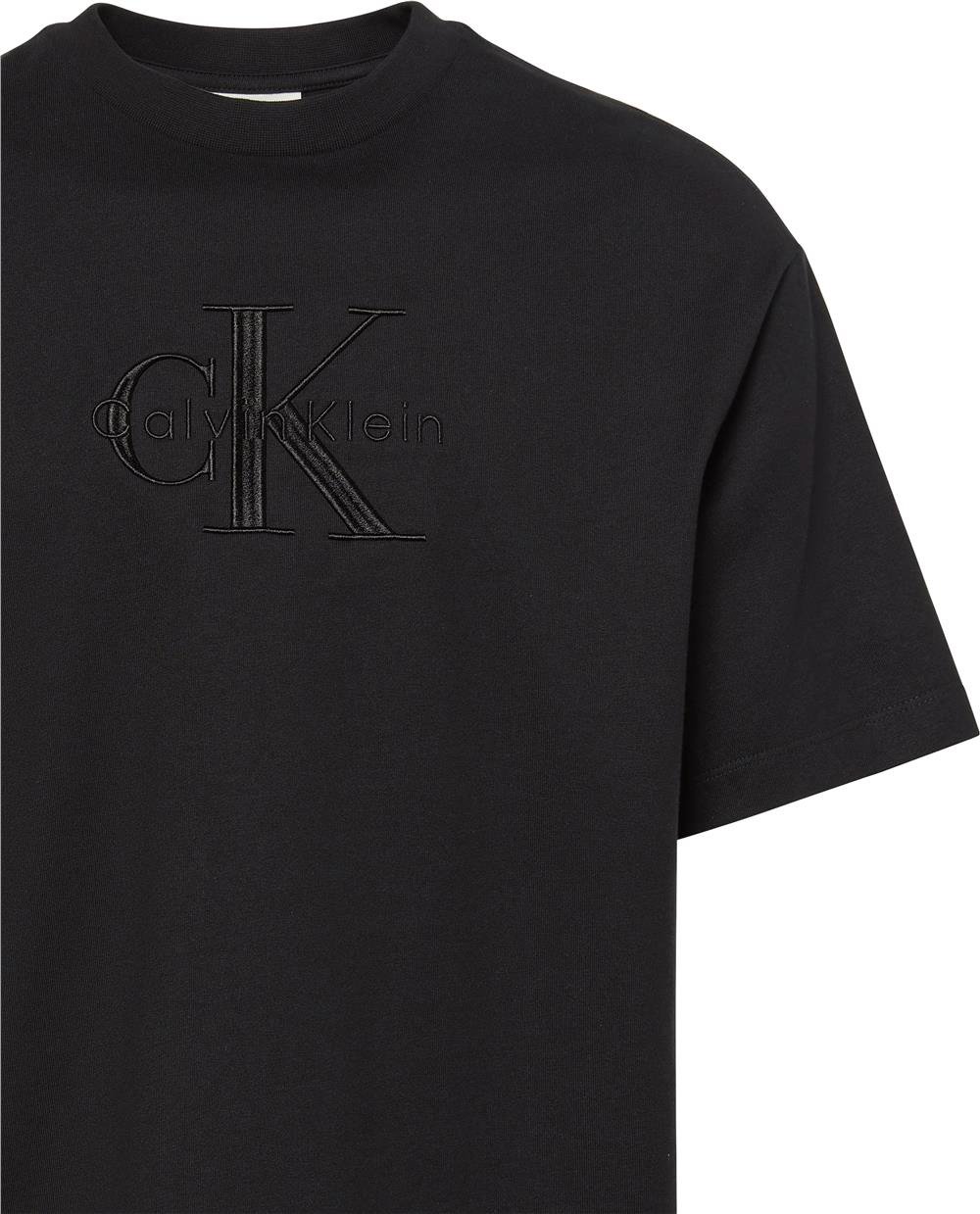 Calvin Klein Ss Hi Low Emb 16S Jersey Cn Tee Erkek Bisiklet Yaka T-Shirt