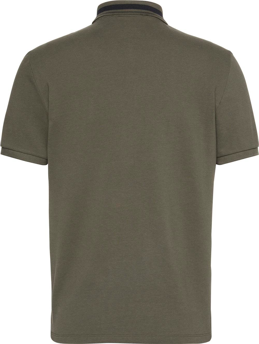 Calvin Klein Ss Monogram Pique Tipped Erkek Polo Yaka T-Shirt