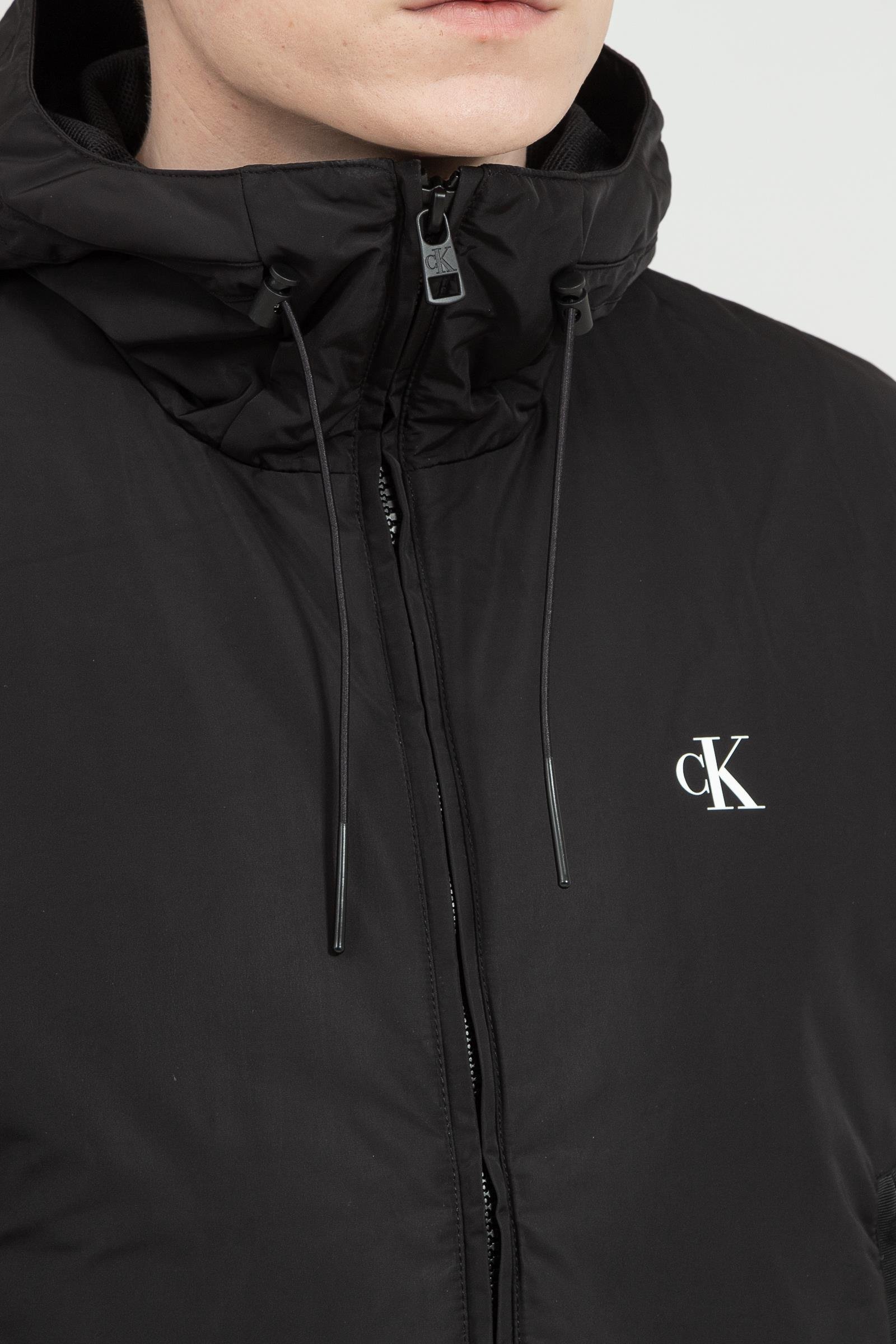 Calvin Klein Technical Hooded Jacket Erkek Mont