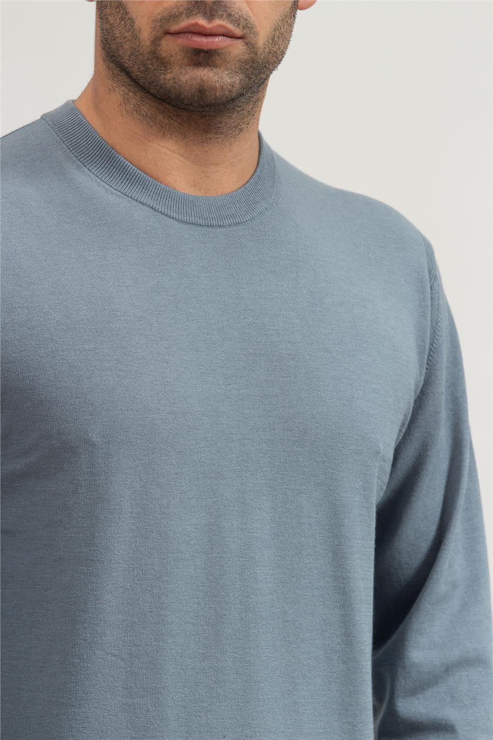 Calvin Klein Tencel-Blend Cn Sweater Erkek Triko