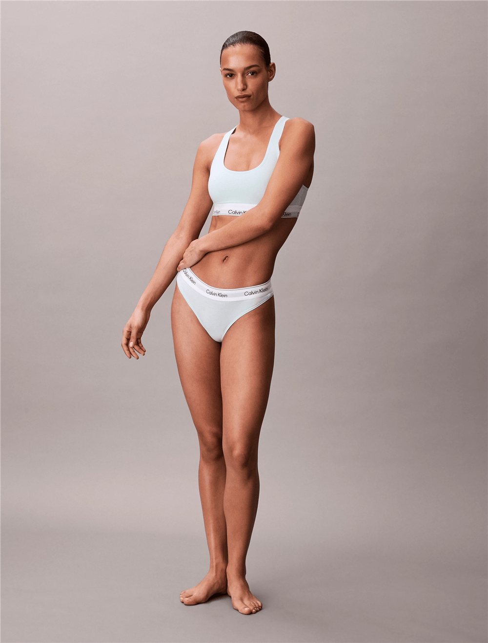 Calvin Klein Thong Kadın Külot Yeşil