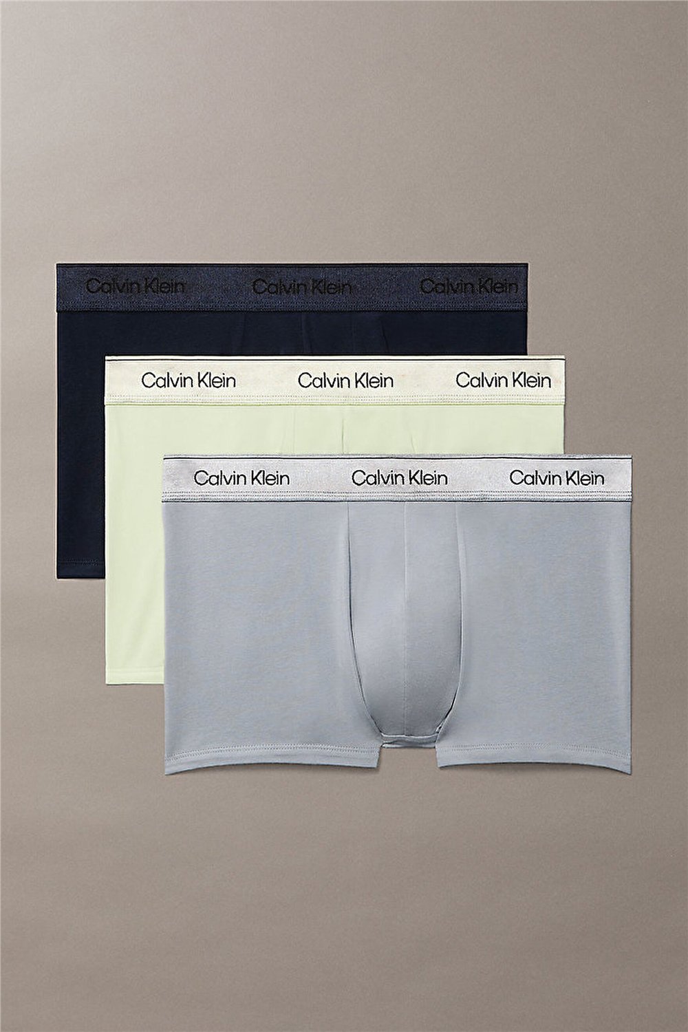 Calvin Klein Trunk 3Pk Erkek 3lü Boxer Yeşil